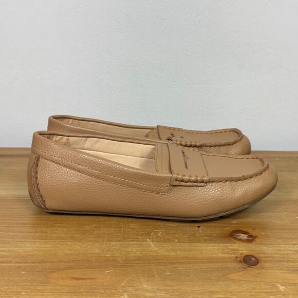 Circus By Sam Edelman Fayette Loafers in Beige Faux Leather Women's Size 7 - Picture 4 of 8